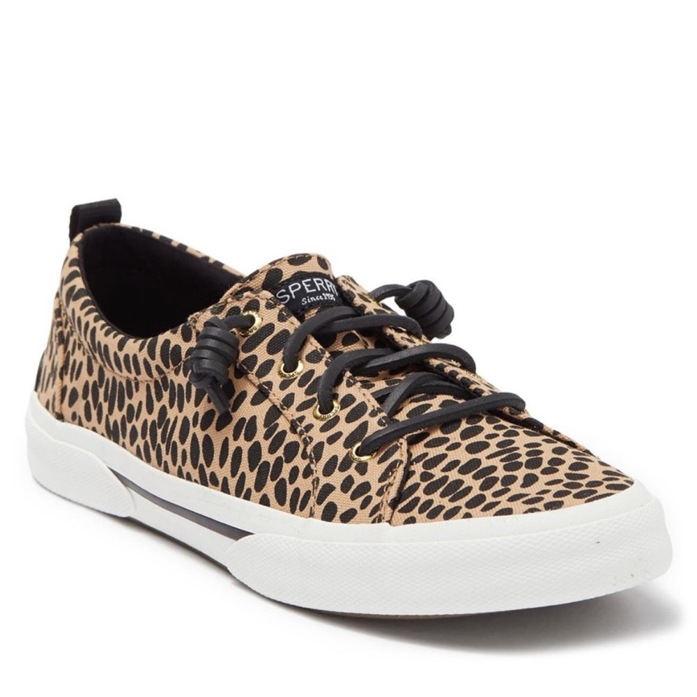 Sperry cheetah print sneakers